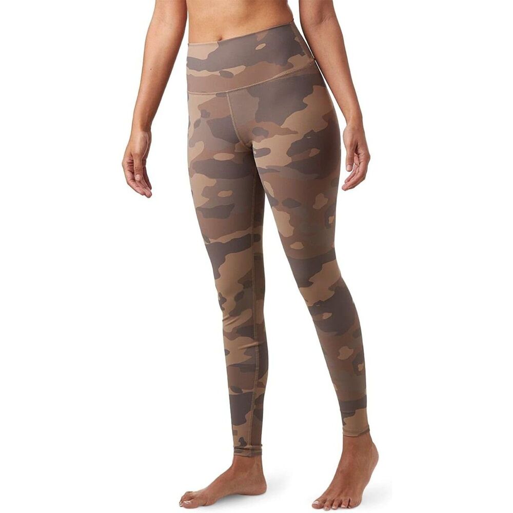 Alo Yoga High Waist Vapor Legging Brown Camouflage Print Size Small